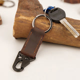 Leather Key Wallet High Women Men Keychain Housekeeper Key Ring