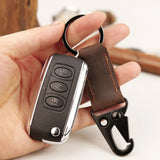 Leather Key Wallet High Women Men Keychain Housekeeper Key Ring