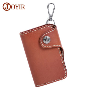 Men's Leather Key Wallet Key Holder Organizer Keychain Purse Keys Case Pouch