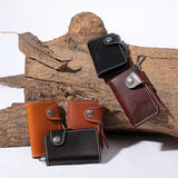 Men's Leather Key Wallet Key Holder Organizer Keychain Purse Keys Case Pouch