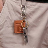 Leather Keychain Key Ring Accessories Women Men Key Chain Key Holder