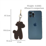 Leather Keychain Men Women Car Key Keyrings Gift