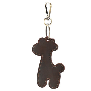 Leather Keychain Men Women Car Key Keyrings Gift