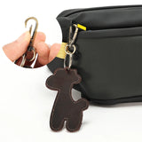 Leather Keychain Men Women Car Key Keyrings Gift