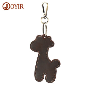 Leather Keychain Men Women Car Key Keyrings Gift