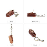 Leather Mini Shoe Keychain Decorations Men Women Shoes Keyring Pendant
