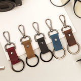 Real Cowhide Keychain Key Holder for Men Women Car Keyring