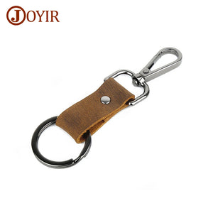 Real Cowhide Keychain Key Holder for Men Women Car Keyring