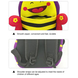 3D Animal Bee Backpack Neoprene Kids School Bags For Girls Boys