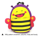 3D Animal Bee Backpack Neoprene Kids School Bags For Girls Boys