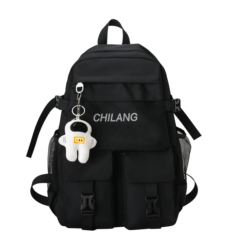 Waterproof Harajuku Girl Laptop Backpack College School Bag Mochila