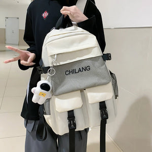 Waterproof Harajuku Girl Laptop Backpack College School Bag Mochila