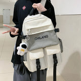 Waterproof Harajuku Girl Laptop Backpack College School Bag Mochila