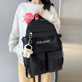 Waterproof Harajuku Girl Laptop Backpack College School Bag Mochila