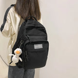 High Capacity Women Backpack Female Multiple Pockets Student Rucksack