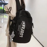 Women Patchwork Backpack College School Bag for Teenage Travel Rucksack