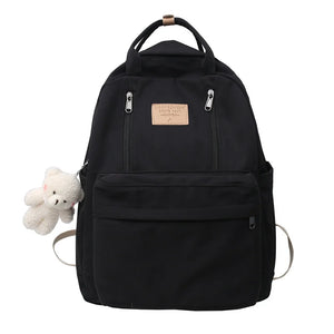 JULYCCINO Multifunction Double Zipper Women Backpack Teenager Girls Laptop Backp