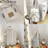 JULYCCINO Multifunction Double Zipper Women Backpack Teenager Girls Laptop Backp