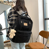 JULYCCINO Multifunction Double Zipper Women Backpack Teenager Girls Laptop Backp