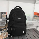 Waterproof Buckle Backpack School Bag Student Shoulder Bag