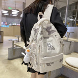 Waterproof Women Backpack Female College School Bag Shoulder Bag