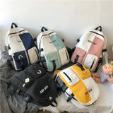 Candy Student Backpack Waterproof School Bag Travel Backpack