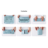 6Pcs Travel Bags Clothing Underwear Shoes Organizer Cube Portable Toiletries