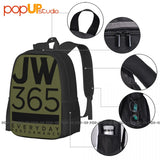 Jack Wolf 365 Backpack Large Capacity Print Swimming Personalised Bags