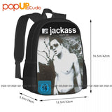 Jackass Backpack Large Capacity Schoolbag Sports Bag