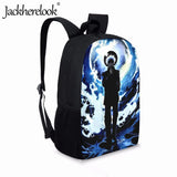 Jujutsu Kaisen Print School Bag 17 inch Children Youth Boys Travel Backpack