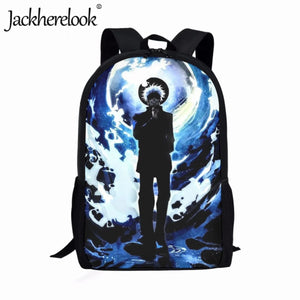 Jujutsu Kaisen Print School Bag 17 inch Children Youth Boys Travel Backpack