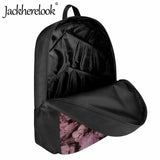 Jackherelook 3D Animal Leopard Pattern School Bag 17 inch