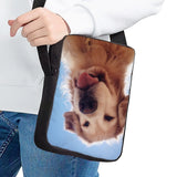 3D Puppy Pattern Crossbody Bags for Boys Lunch Bag School Children
