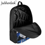 Anime LOCK Print Schoolbag for Boys Girls Sports Backpack