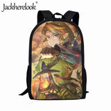 Anime Game Zelda: Breath of the Wild Print School Bag Large Capacity Backpack