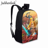 Anime Game Zelda: Breath of the Wild Print School Bag Large Capacity Backpack