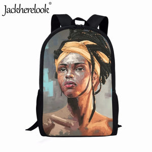 Girls Art Oil Painting School Bag Youth Travel Backpack