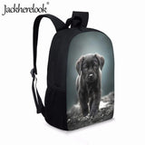 Jackherelook Puppy Print School Bag Children School Backpack