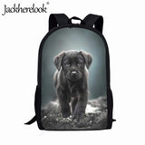 Jackherelook Puppy Print School Bag Children School Backpack