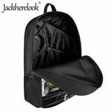 Jackherelook Racing Car Print Kids Backpack