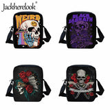 Dark Style Skull Pattern Crossbody Bags for Boys