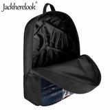 Boys School Bags Soccer Star 3D Printing Backpack Laptop Bags