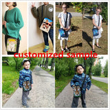 Cartoon Cat Crossbody Bag for Kids School Travel Lunch Shopping