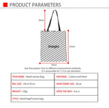 Jackherelook Puppy Pattern Shoulder Bag for Women Canvas Tote Bag