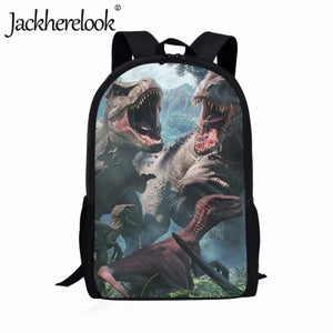 Child Boy Book Bag Dinosaurs Pattern Schoolbags for Kids Backpacks
