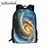 Interstellar Pattern Kids Schoolbag