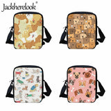 Jackherelook Boys Crossbody Bag Cartoon Dog School Bag Kids Travel Shoulder Bag