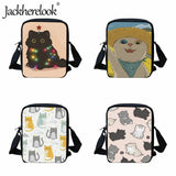 Children Girl Crossbody Bag Cartoon Kitten Illustration School Travel Shoulder B