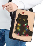 Children Girl Crossbody Bag Cartoon Kitten Illustration School Travel Shoulder B
