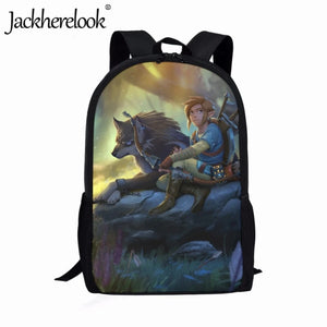 Anime Game Zelda: Breath of the Wild School Bag